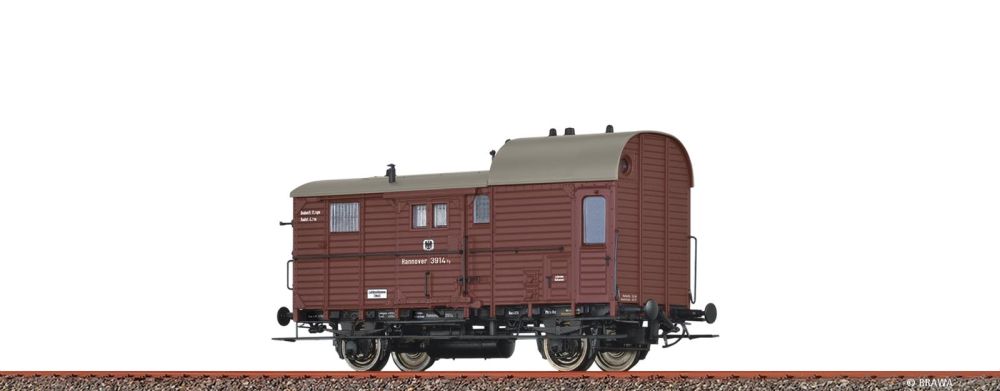 Brawa 49428: H0 Güterzuggepäckwagen Pg K.P.E.V., Epoche I, DE, Güterwagen Gepäckwagen Pwg14,  Betriebsnummer 3914, Spur H0
