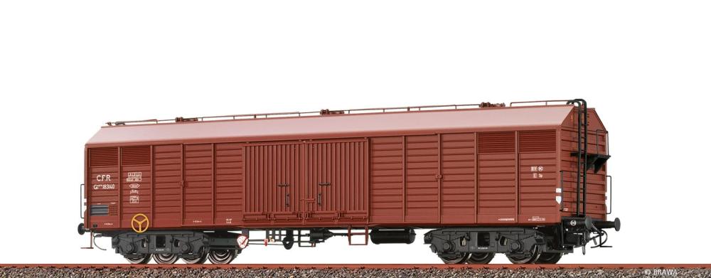 Brawa 50415: H0 Gedeckter Güterwagen GASFWV CFR, Epoche III, ROU, Güterwagen Gags,  Betriebsnummer 183140, Spur H0