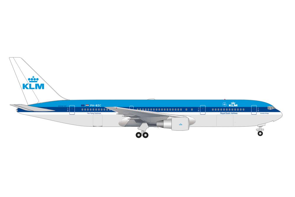 Herpa 537759: Boeing 767-300 KLM, Wings, 1:500