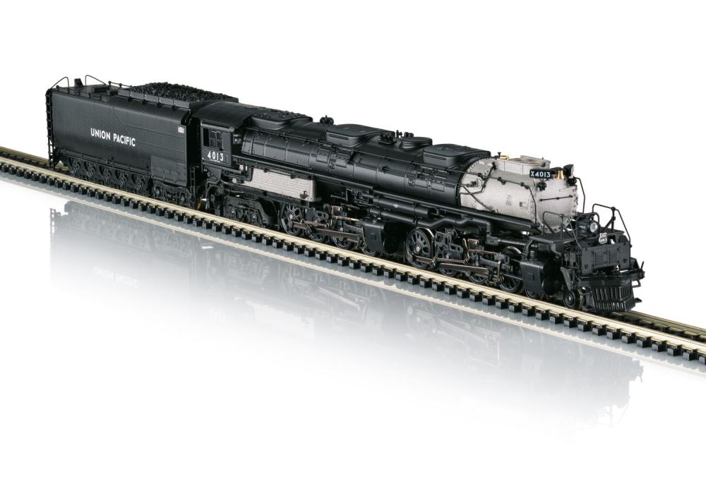 Minitrix 16990: Big Boy Dampflokomotive Reihe 4000 der Union Pacific Railroad (UP), Betriebsnummer 4013, DCC Digital + Sound + Rauch, 1:160
