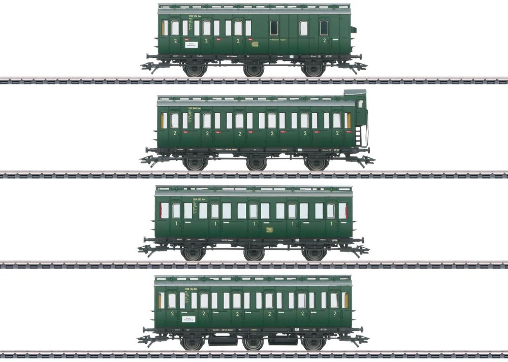 Märklin 42046: Abteilwagen-Set DB - H0
