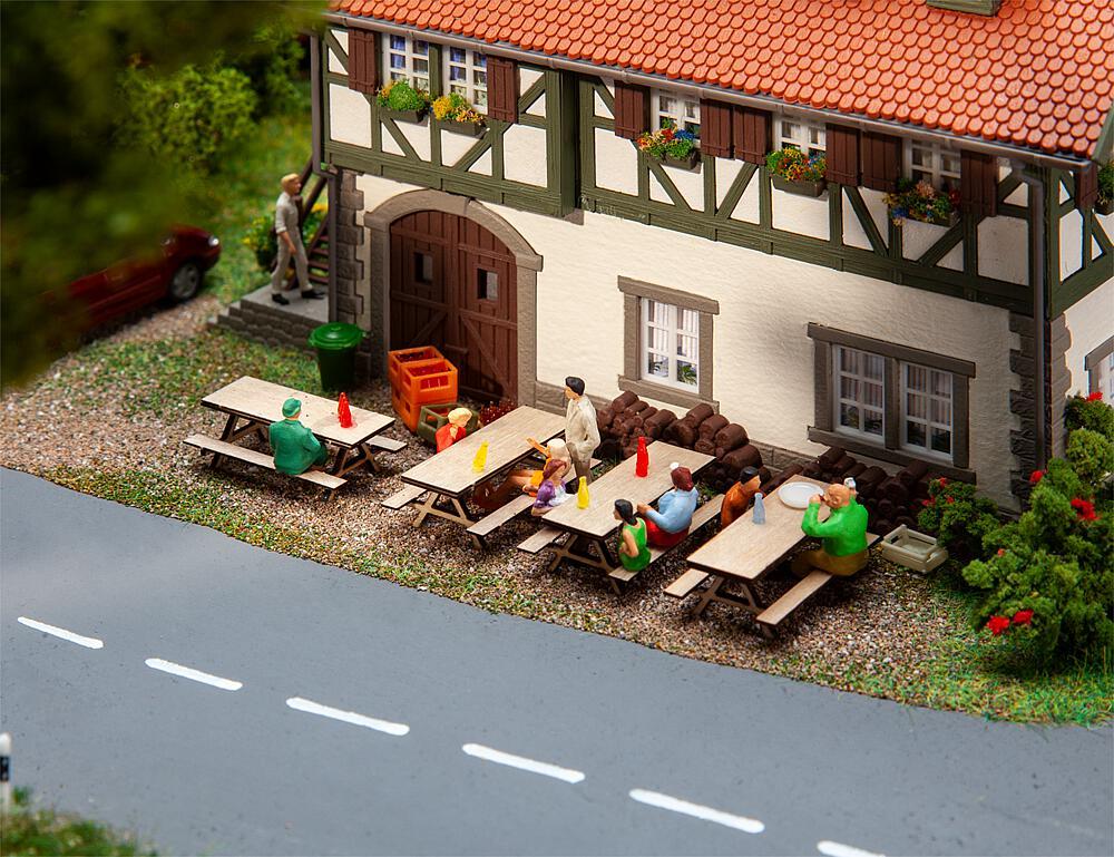 Faller 180304: 4 Picknickbänke - H0