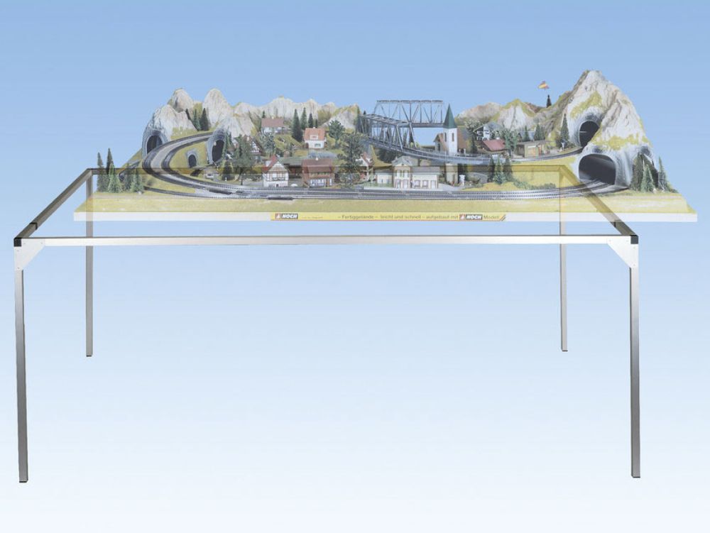 Noch 62420: Alu-Zargensystem - 125 x 60 cm - für Spur N,Z