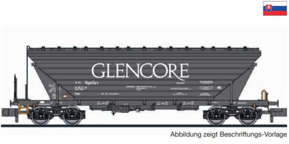 Liliput 265900: Getreidetransportwagen Uagpps, "GLENCORE", SK, schwarz, Epoche V-VI , 1:160 Spur N