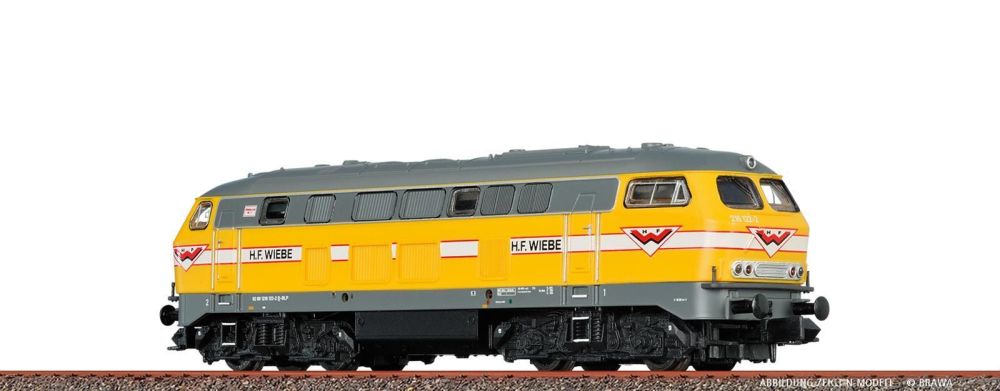 Brawa 41174: H0 Diesellokomotive 216 Wiebe, Epoche VI, DC Digital EXTRA