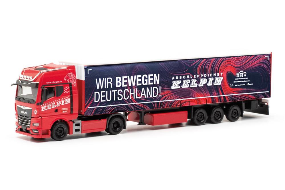 Herpa 317771: MAN TGX GX GaPl-Sz Kelpin/Wir, LKW+Zugmaschine, 1:87 Spur H0