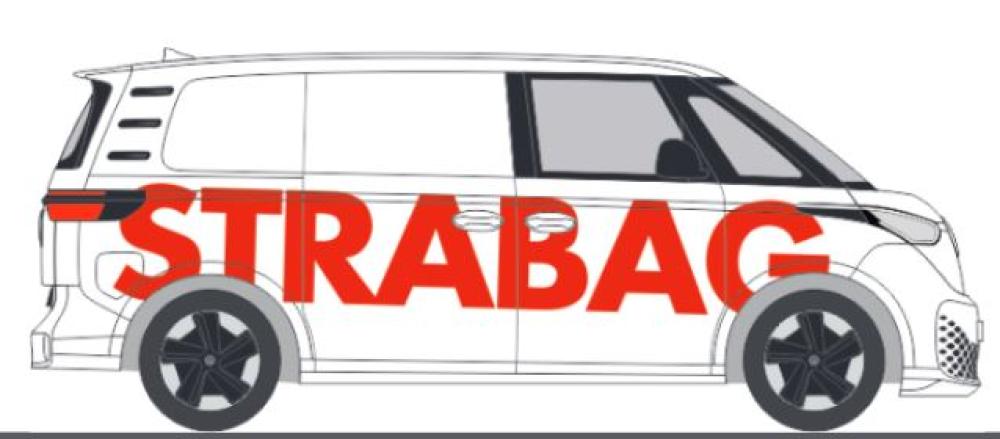 Rietze 32106: Volkswagen ID.Buzz Cargo STRABAG (AT Österreich), Spur H0