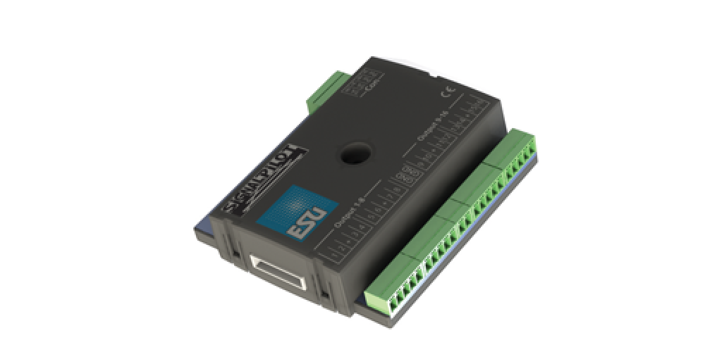 ESU 51840: SignalPilot, Signaldecoder mit 16 unabhängigen Funktionsausgängen Push/Pull, Abnehmbare Klemmen, RETAIL