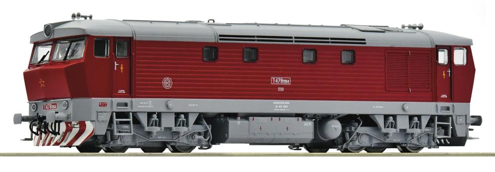 Roco 7310028: Diesellokomotive T 478 1184, CSD, Epoche 4,5, CZ, Spur  H0, 1:87, DCC Digital mit Sound