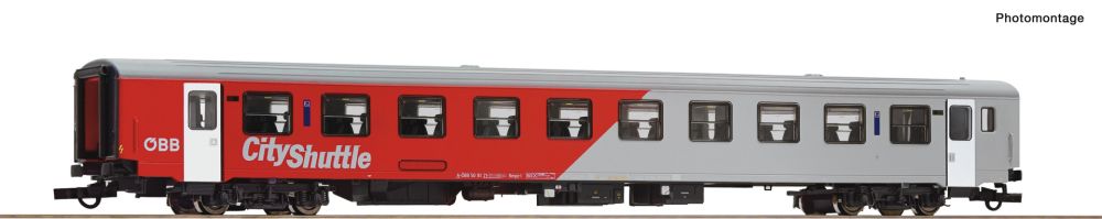 Roco 74348: Nahverkehrswagen 2. Klasse, ÖBB, Epoche 6, AT, Spur  H0, 1:87, DC