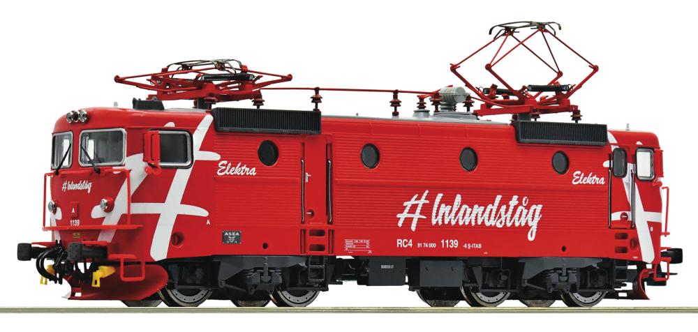 Roco 7500008: Elektrolokomotive RC4 1139, ITAB, Epoche 6, S, Spur  H0, 1:87, DC