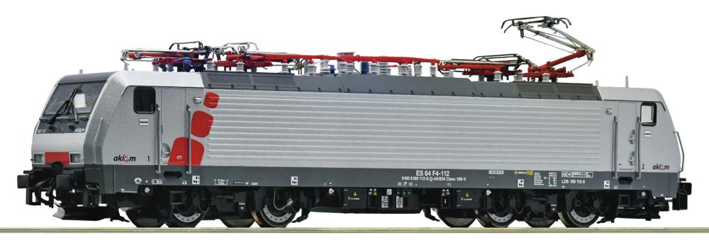 Roco 7510057: Elektrolokomotive 189 112-6, Akiem, Epoche 6, DE, Spur  H0, 1:87, DCC Digital mit Sound