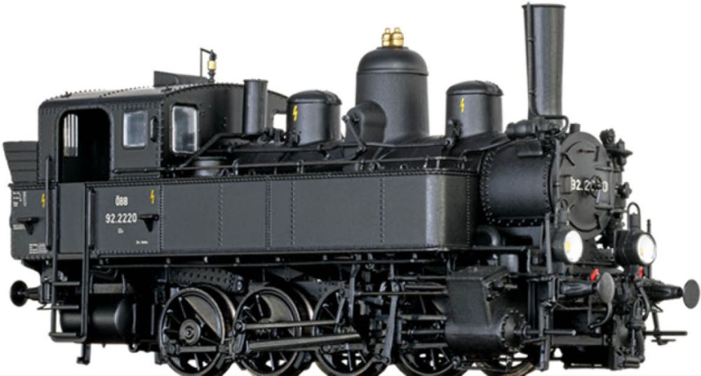 Brawa 70006: H0 ÖBB Dampflokomotive 92.22, Epoche III, DCC Digital + Sound, Sonderaktion