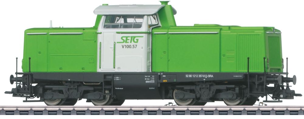 Trix 22795: H0 Diesellokomotive Baureihe 212 der Salzburger Eisenbahn Transport Logistik GmbH (SETG), 1:87, DCC Digital + Sound