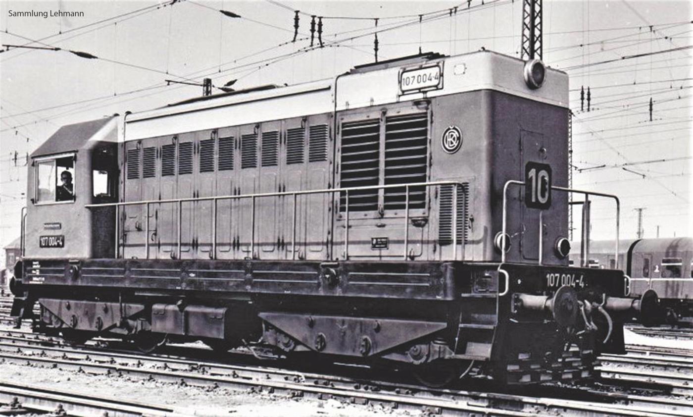 Piko 52420: Diesellok BR 107 DR IV, Analog, DR, Epoche IV, Gleichstrom