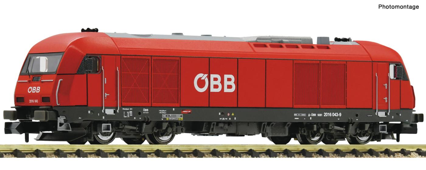 Fleischmann 7370012: ÖBB Diesellokomotive Rh 2016, ÖBB,  - DCC - DIGITAL mit SOUND