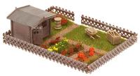 Faller 180492: Schrebergarten mit kleinem Gartenhäuschen - H0