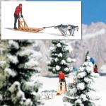 Busch 7816: Action Set: Hundeschlitten - Spur H0